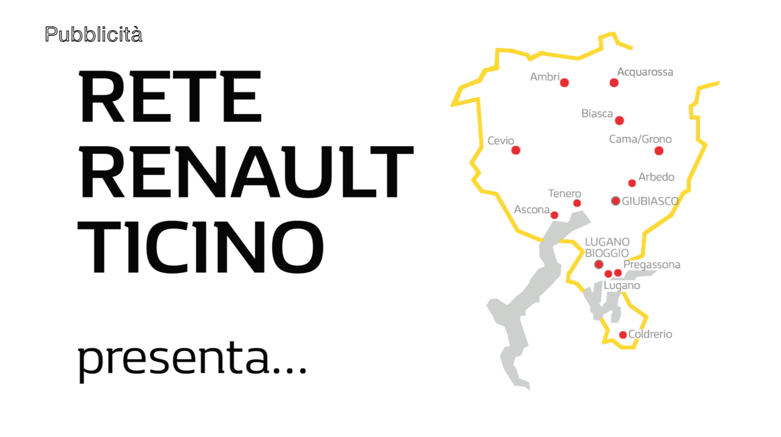 NUOVI SPOTS RETE RENAULT TICINO